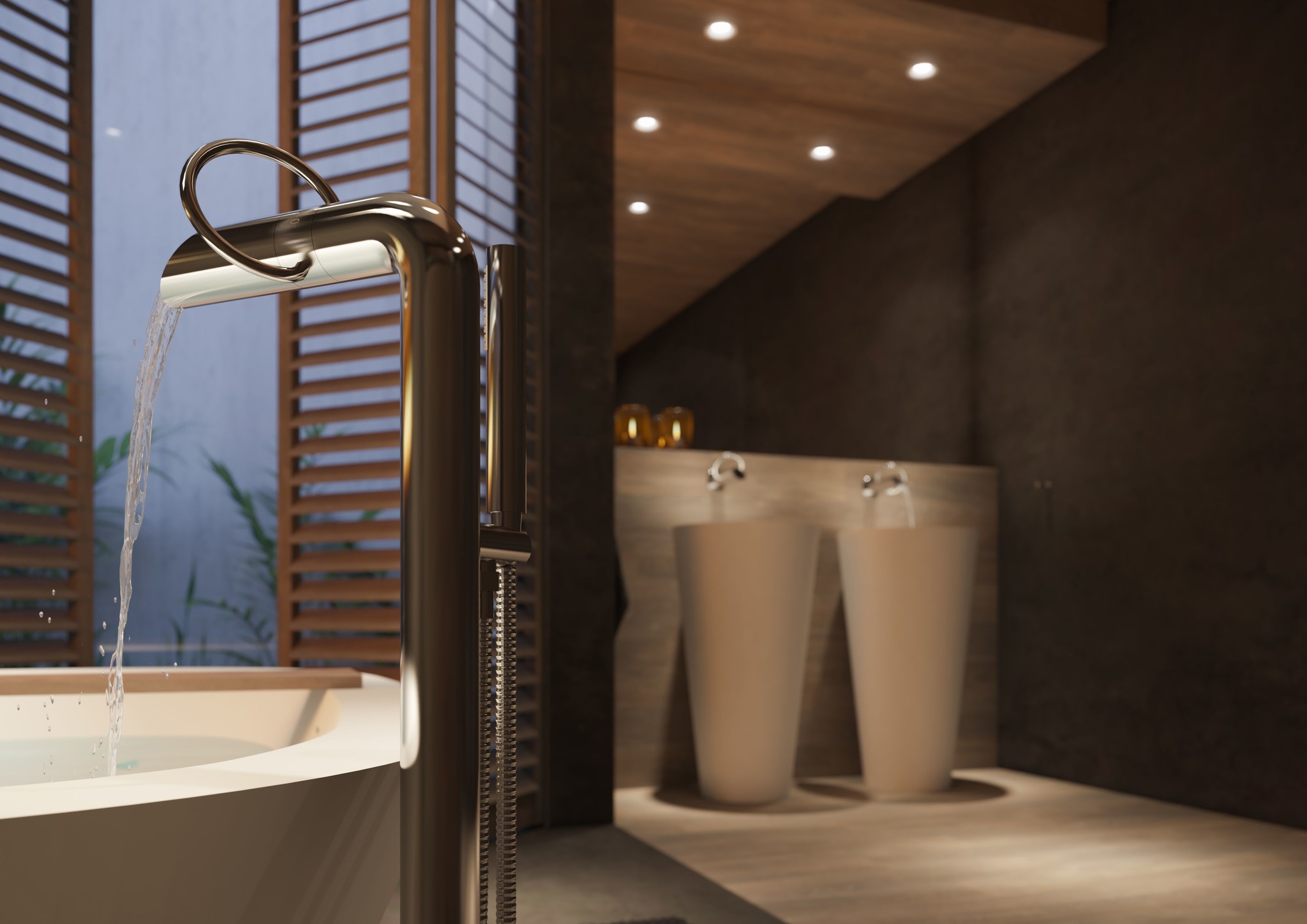 JEE-O Pure Badvuller Met Handdouche - Chroom