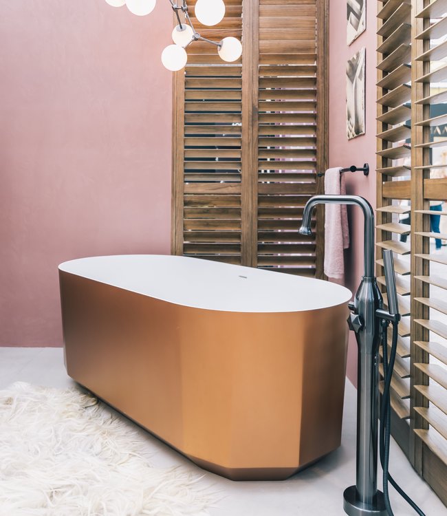 JEE-O BLOOM Badvuller | Met Handdouche | Gun Metal