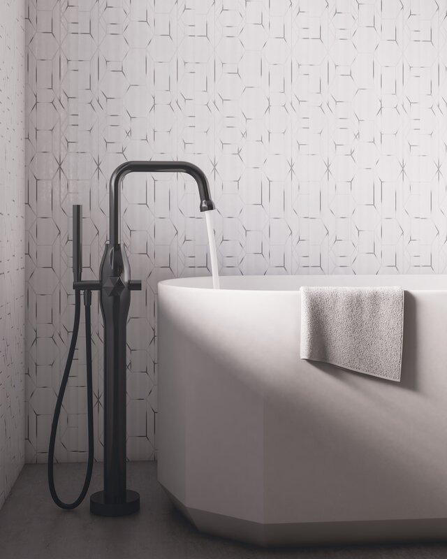 JEE-O BLOOM Badvuller | Met Handdouche | Gun Metal