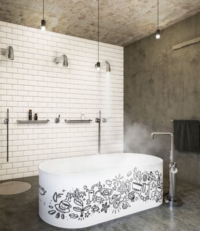 JEE-O SOHO Vrijstaande Badkraan | Met Eengreep-mengkraan en Handdouche