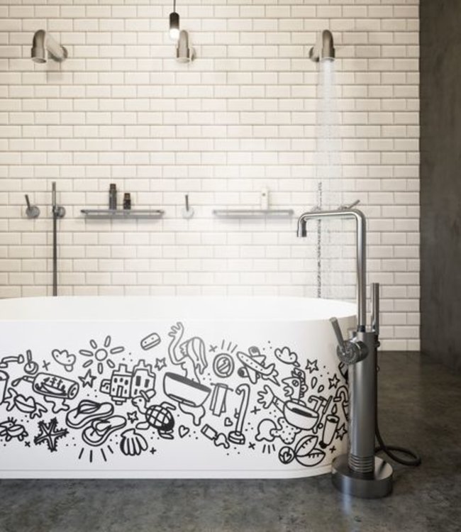 JEE-O SOHO Vrijstaande Badkraan | Met Eengreep-mengkraan en Handdouche