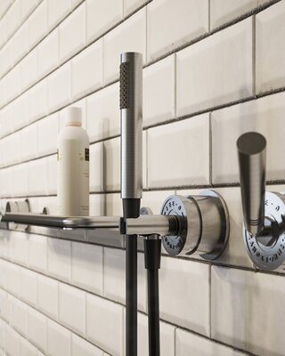 JEE-O SOHO Wand Handdouche | Met Geïntegreerde Houder | Twee kleuren