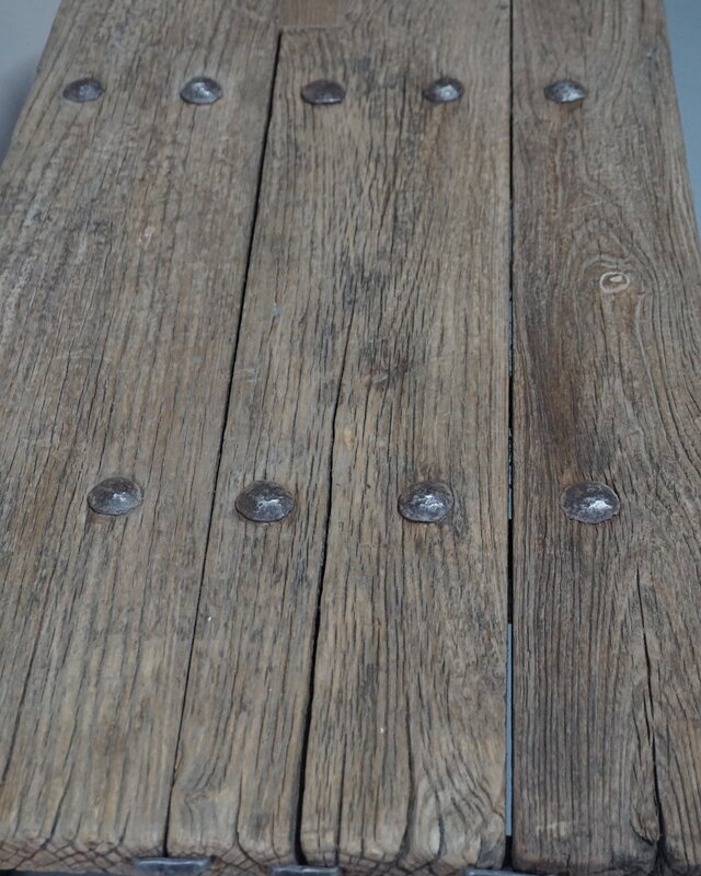 Rene Houtman Salontafel Oud Houten Deur India L95,5xB54xH38