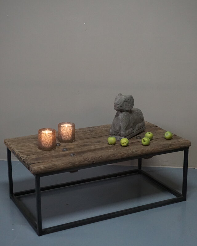 Rene Houtman Salontafel Oud Houten Deur India L95,5xB54xH38