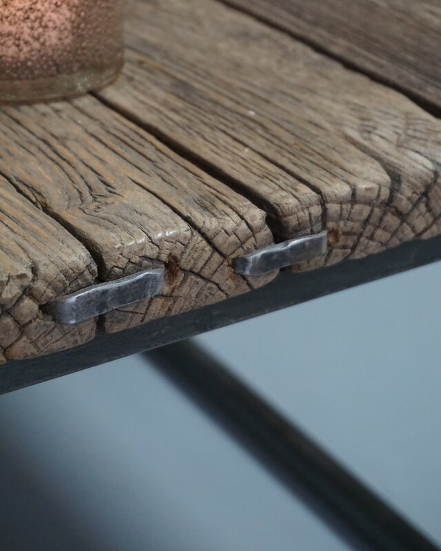 Rene Houtman Salontafel Oud Houten Deur India L95,5xB54xH38