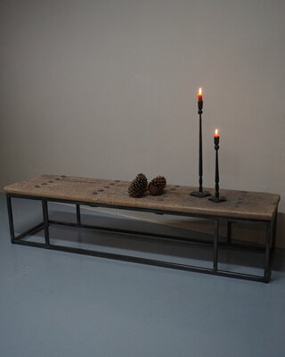 Rene Houtman Salontafel Oud Houten Deur India L164,5xB44xH38,5