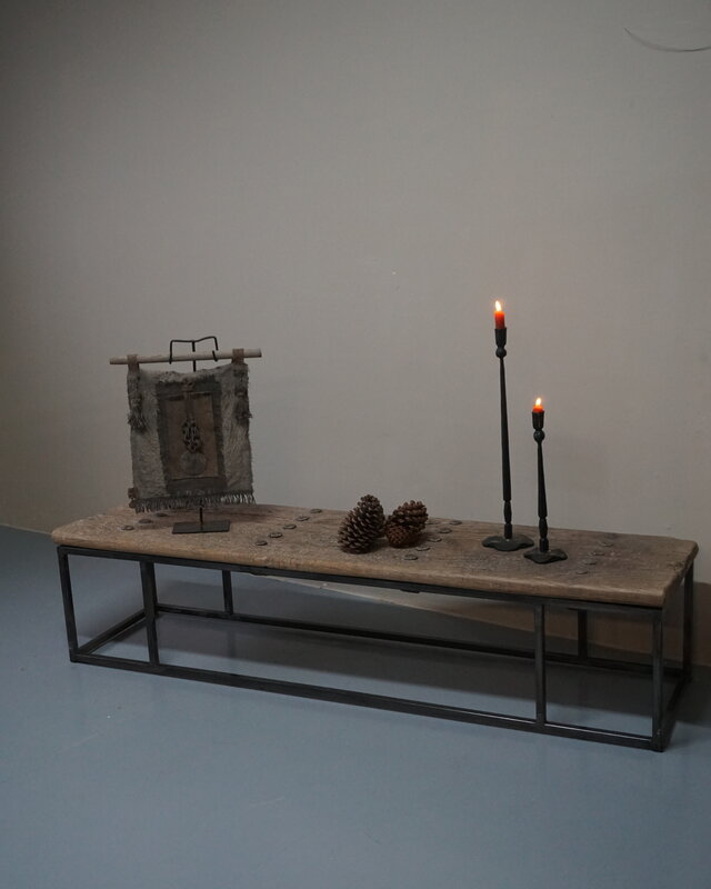 Rene Houtman Salontafel Oud Houten Deur India L164,5 x B44 x H38,5