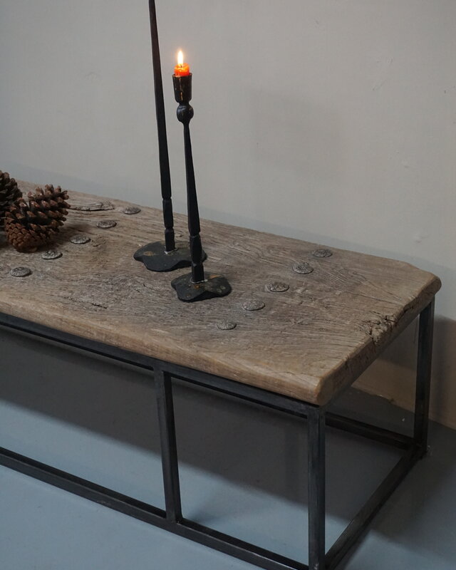 Rene Houtman Salontafel Oud Houten Deur India L164,5 x B44 x H38,5
