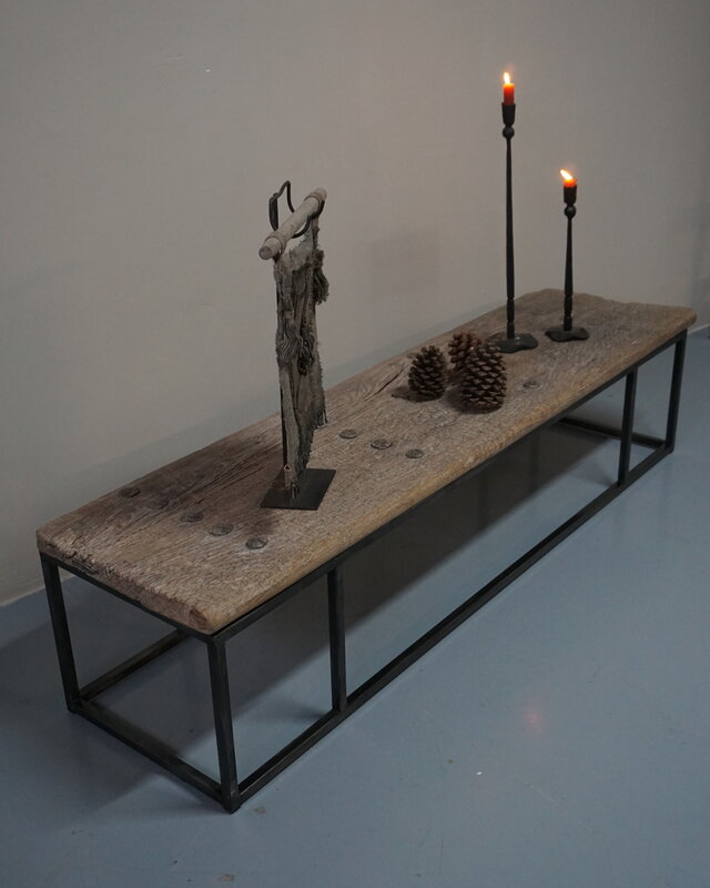 Rene Houtman Salontafel Oud Houten Deur India L164,5 x B44 x H38,5