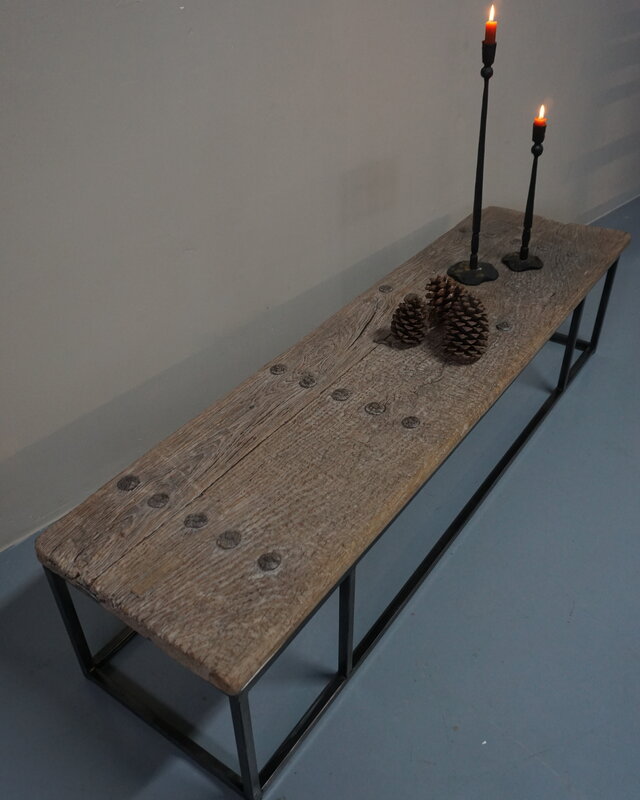 Rene Houtman Salontafel Oud Houten Deur India L164,5 x B44 x H38,5