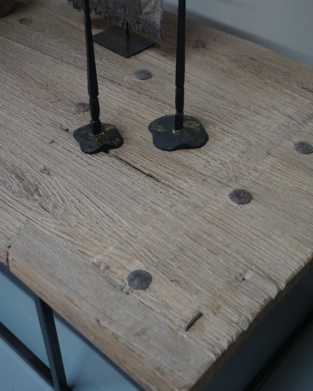 Rene Houtman Salontafel Oud Houten Deur India L171 x B88 x H40