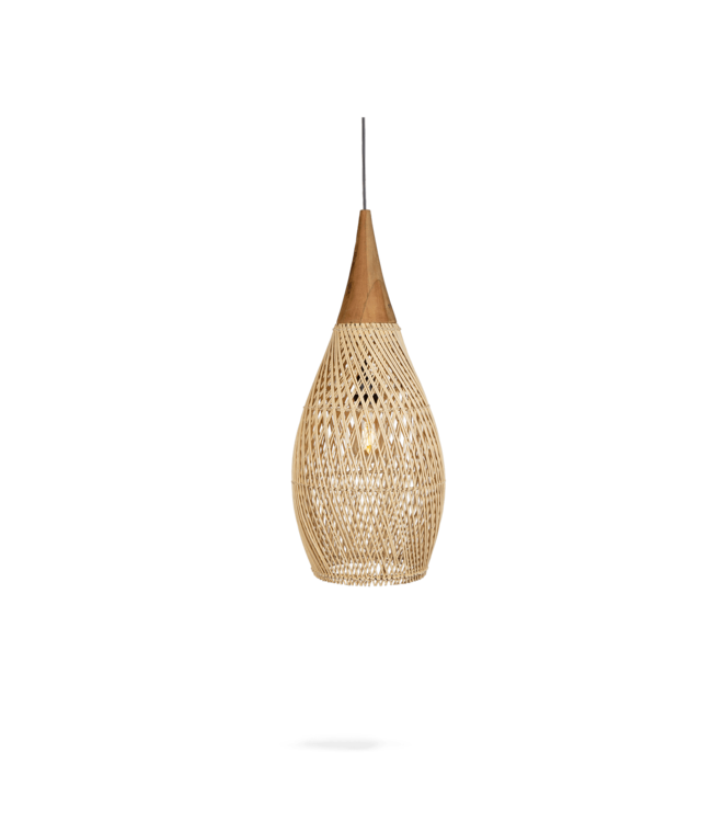 D-Bodhi Bright Horn hanglamp Naturel 27x27x67,5 Cm