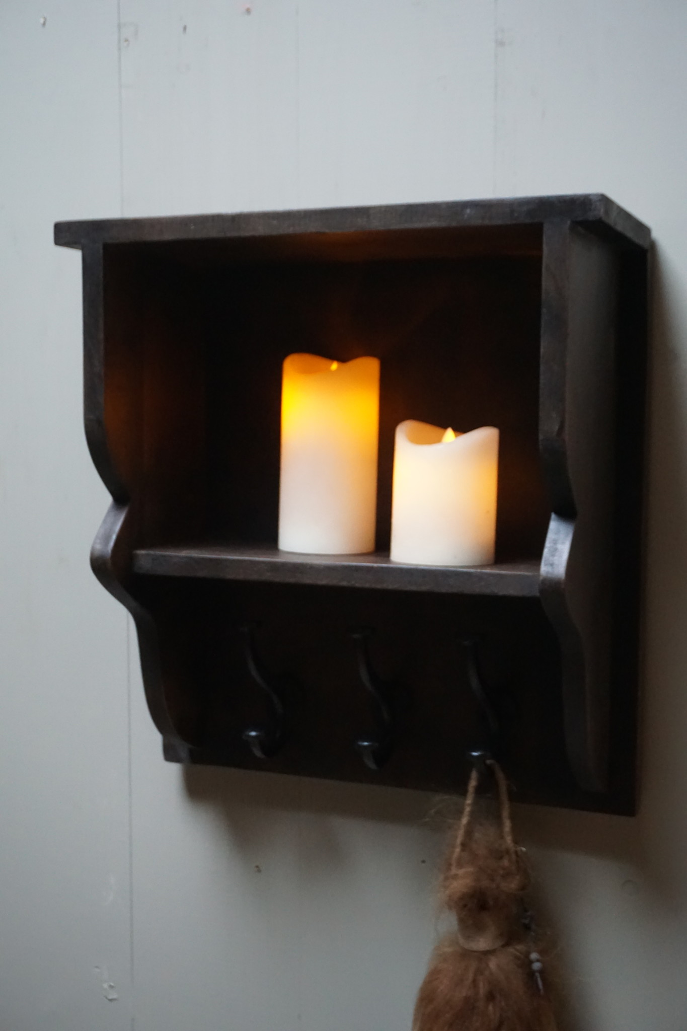 Brynxz Wandrek Hout Donker Gelakt L40xD18xH44