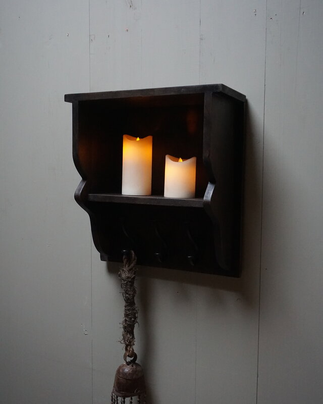 Brynxz Wandrek Hout Donker Gelakt L40xD18xH44