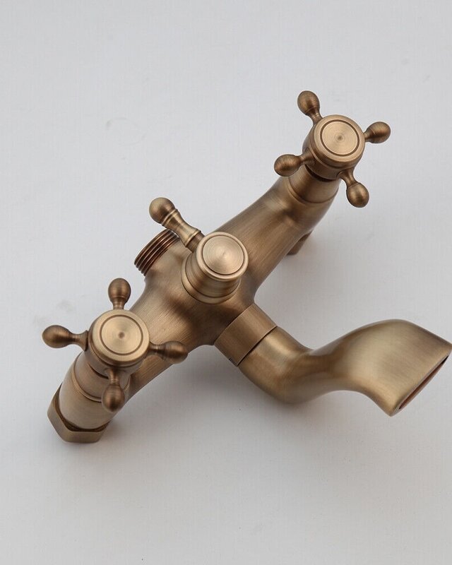 Rene Houtman Nostalgische Opbouw Douche-set - Brons