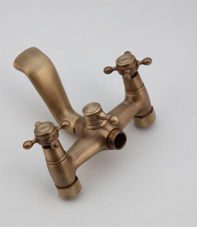 Rene Houtman Nostalgische Opbouw Douche-set - Brons