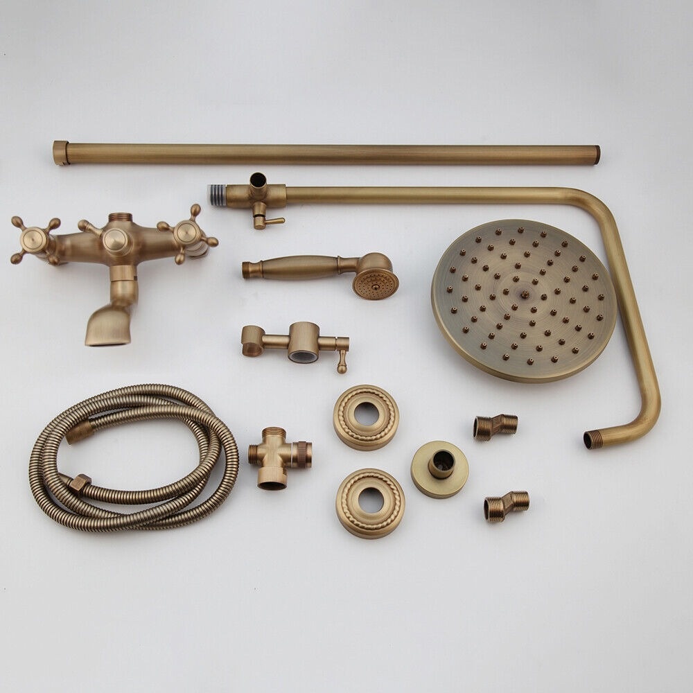 Rene Houtman Nostalgische Opbouw Douche-set - Brons