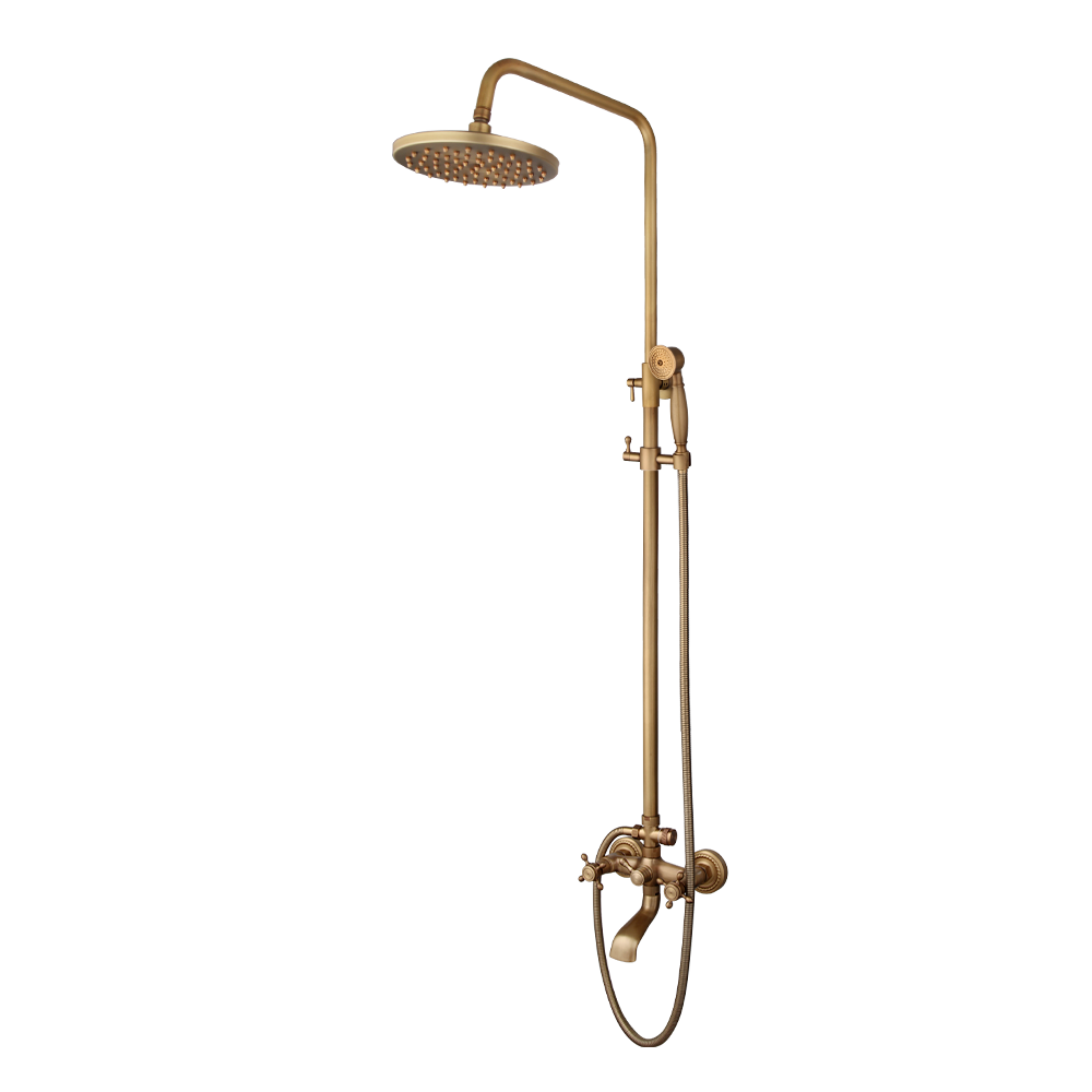 Rene Houtman Nostalgische Opbouw Douche-set - Brons
