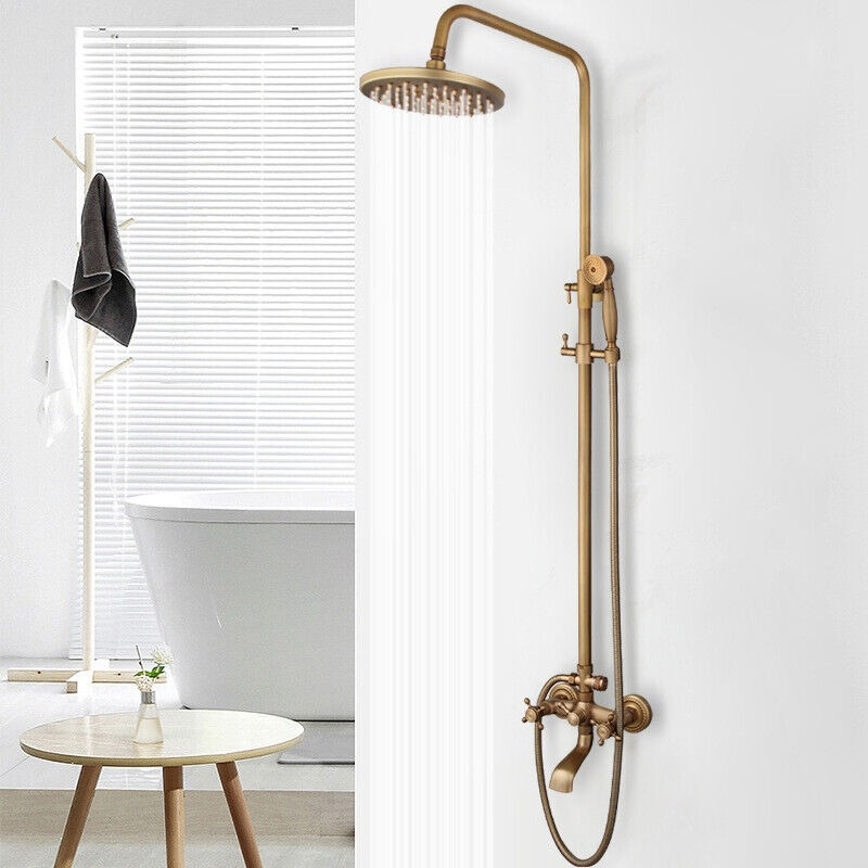 Rene Houtman Nostalgische Opbouw Douche-set - Brons