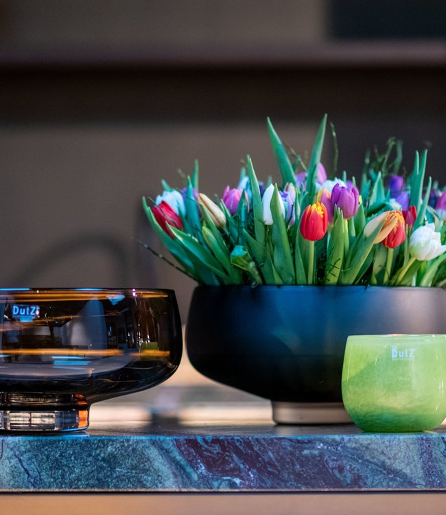 DutZ Schaal Rieky | Topaz Mat | H13 x D26 cm