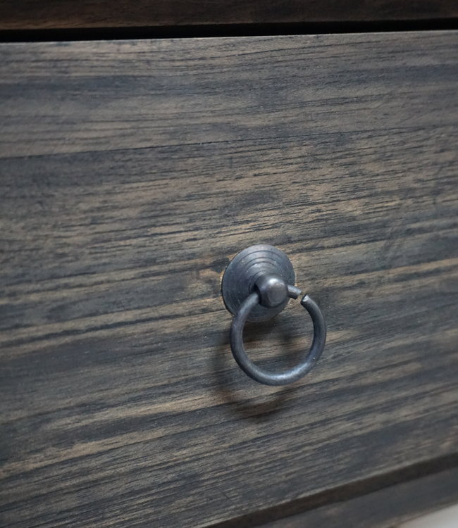 Rene Houtman Sidetable Wandtafel Oud Hout 1 Lade - B90 Cm