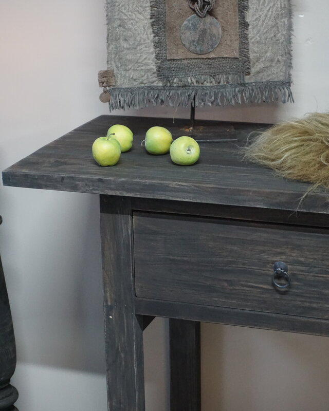 Rene Houtman Sidetable Wandtafel Oud Hout 1 Lade - B90 Cm