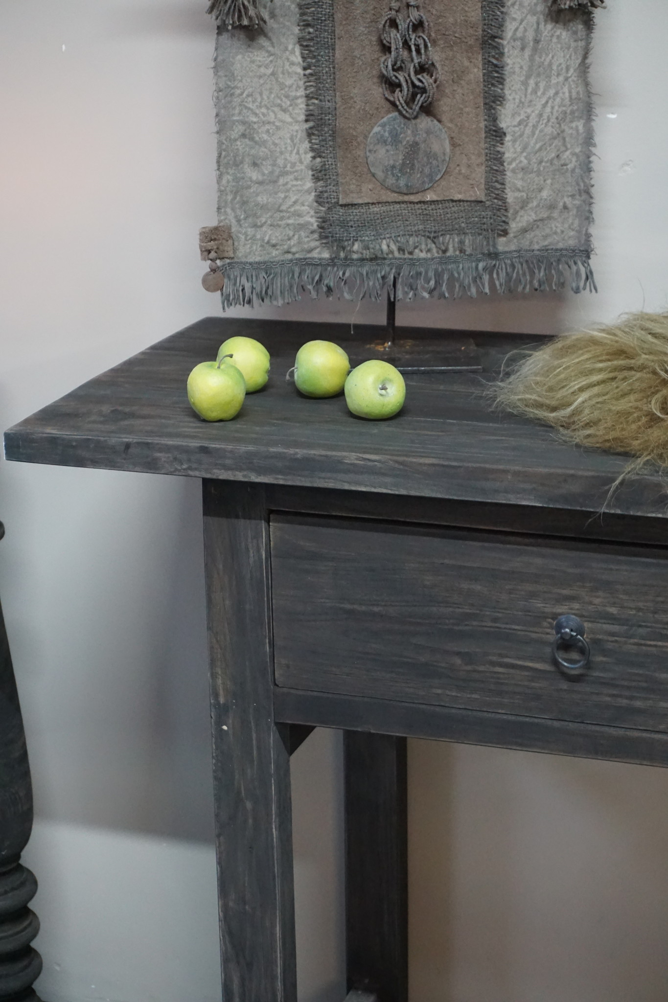 Rene Houtman Sidetable Wandtafel Oud Hout 1 Lade - B90 Cm