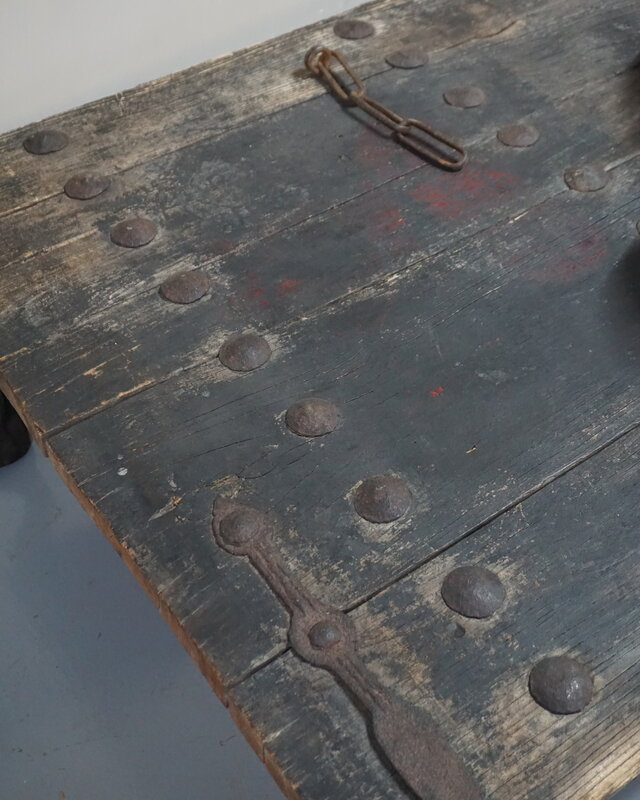 Rene Houtman Salontafel Oud Houten Deur India L172 x B96 x H40 Cm