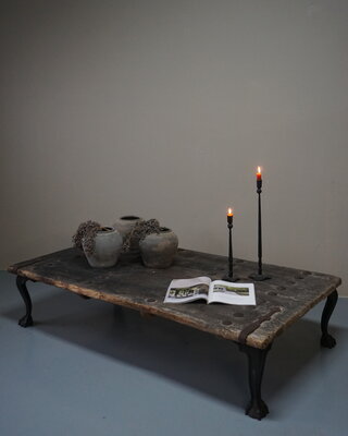 Rene Houtman Salontafel Oud Houten Deur India L172 x B96 x H40