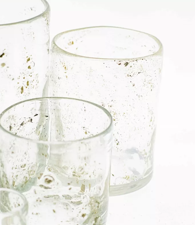 DutZ Cilindervaas Helder - Metaalsnippers - 2 Maten