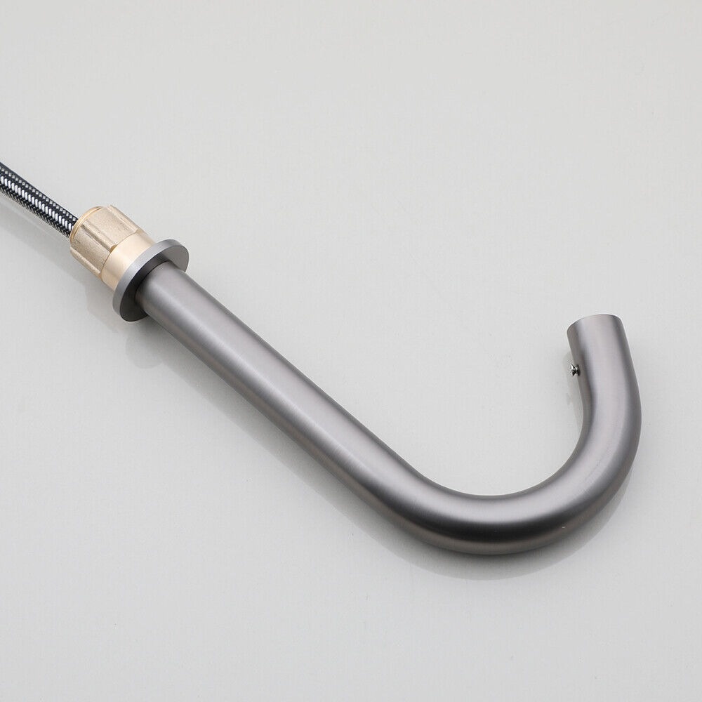 Rene Houtman Wastafelkraan Cesaro - Gun Metal - Koud - H24,5 cm