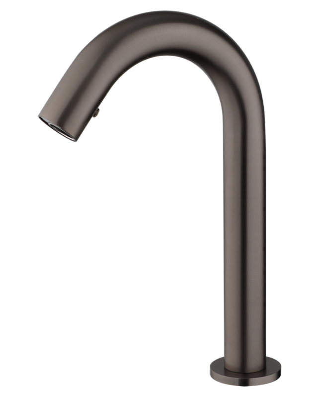 Rene Houtman Wastafelkraan Cesaro - Gun Metal - Koud - H24,5 cm