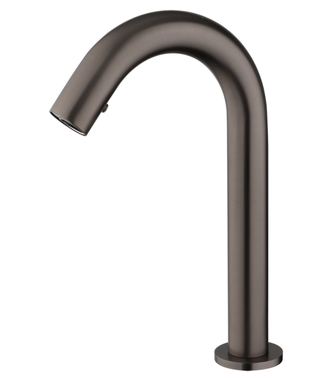 Rene Houtman Wastafelkraan Cesaro - Gun Metal - Koud - H24,5 cm