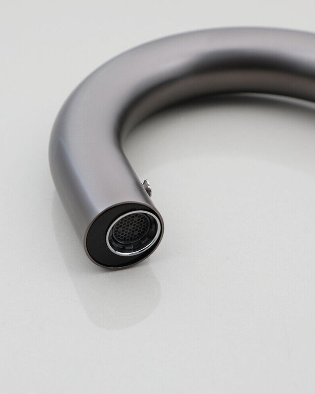 Rene Houtman Wastafelkraan Cesaro - Gun Metal - Koud - H24,5 cm