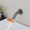 Muurkraan Pesaro - Gun Metal - Koud - L13 cm