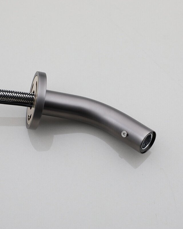 Rene Houtman Muurkraan Pesaro - Gun Metal - Koud - L13 cm