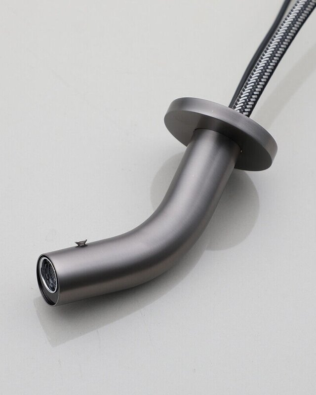 Rene Houtman Muurkraan Pesaro - Gun Metal - Koud - L13 cm