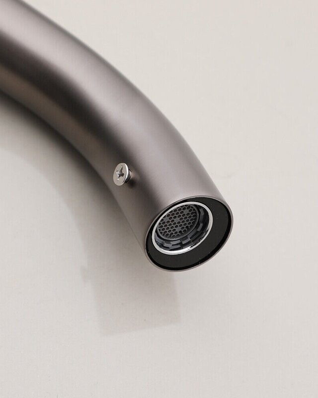 Rene Houtman Muurkraan Pesaro - Gun Metal - Koud - L13 cm