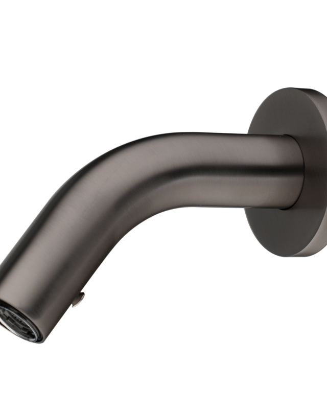 Rene Houtman Muurkraan Pesaro - Gun Metal - Koud - L13 cm