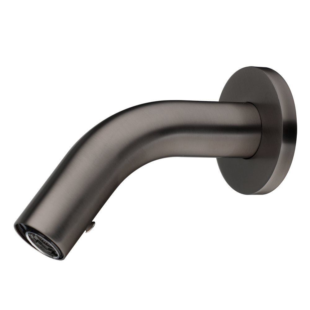 Rene Houtman Muurkraan Pesaro - Gun Metal - Koud - L13 cm