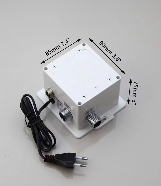 Rene Houtman Muurkraan Pesaro - Gun Metal - Koud - L20 cm