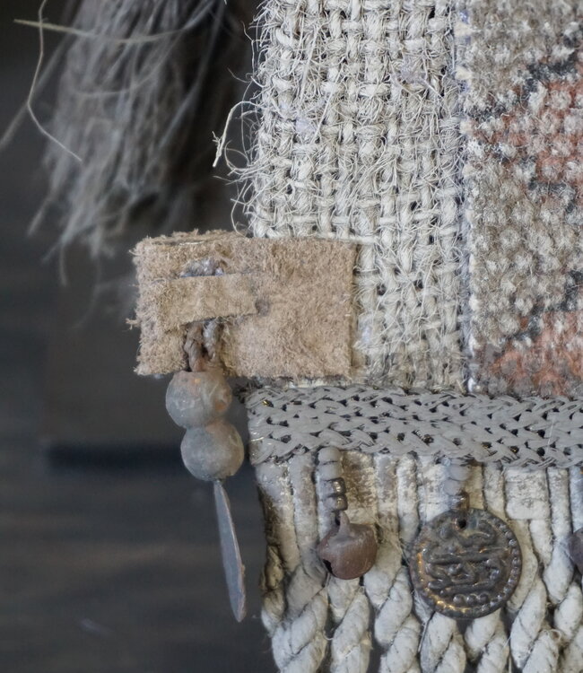 Rene Houtman Tasje Met Hengsel en Franjes - H35 x B15 cm