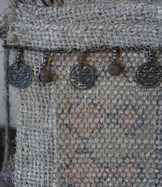 Rene Houtman Tasje Met Hengsel en Franjes - H35 x B15 cm