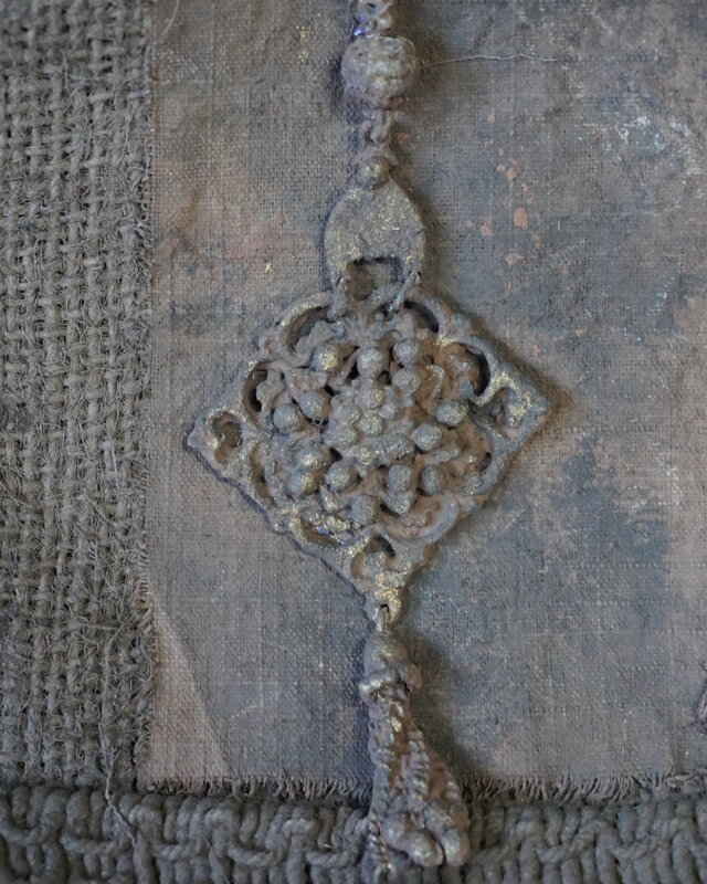 Rene Houtman Tasje Met Hengsel en Franjes - H35 x B15 cm