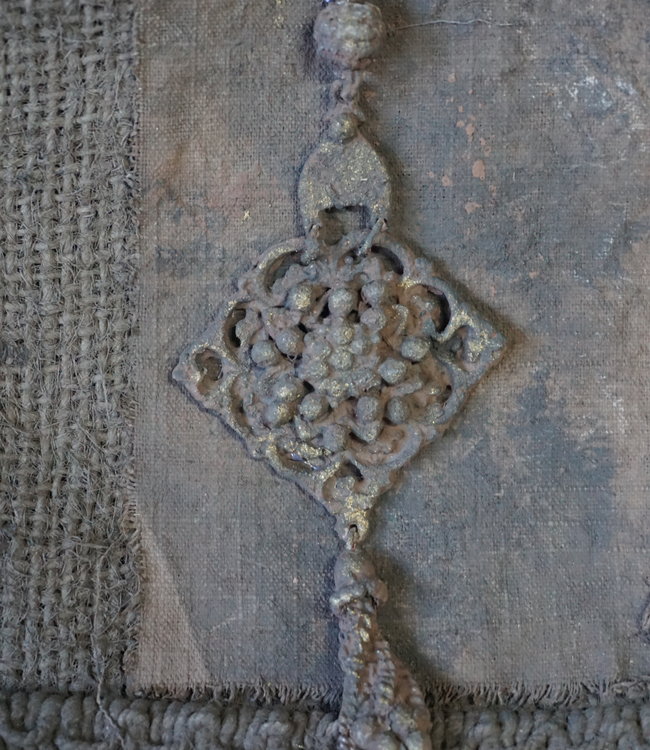 Rene Houtman Tasje Met Hengsel en Franjes - H35 x B15 cm