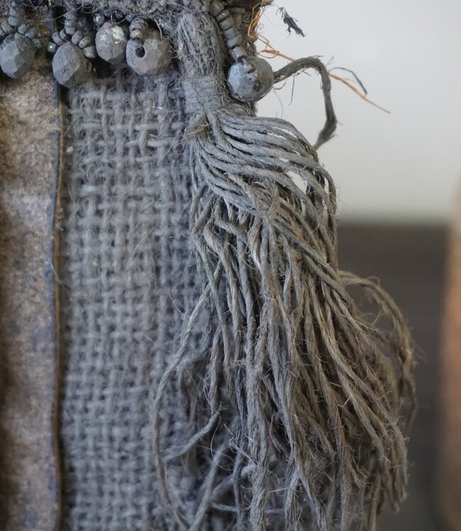 Rene Houtman Tasje Met Hengsel en Franjes - H35 x B15 cm