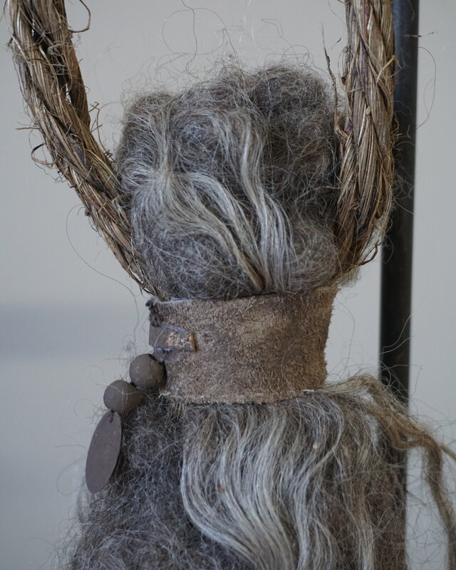 Rene Houtman Wol Toef - Grijs - H44 x B14 cm