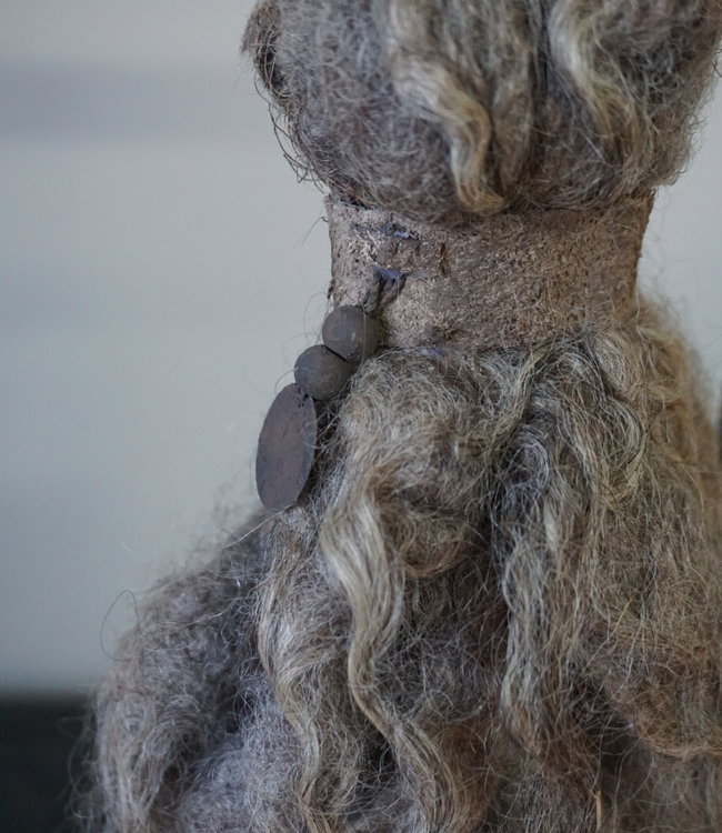 Rene Houtman Wol Toef - Grijs - H44 x B14 cm