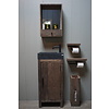 Toiletmeubel Oud Hout - Unique - Fontein Graniet