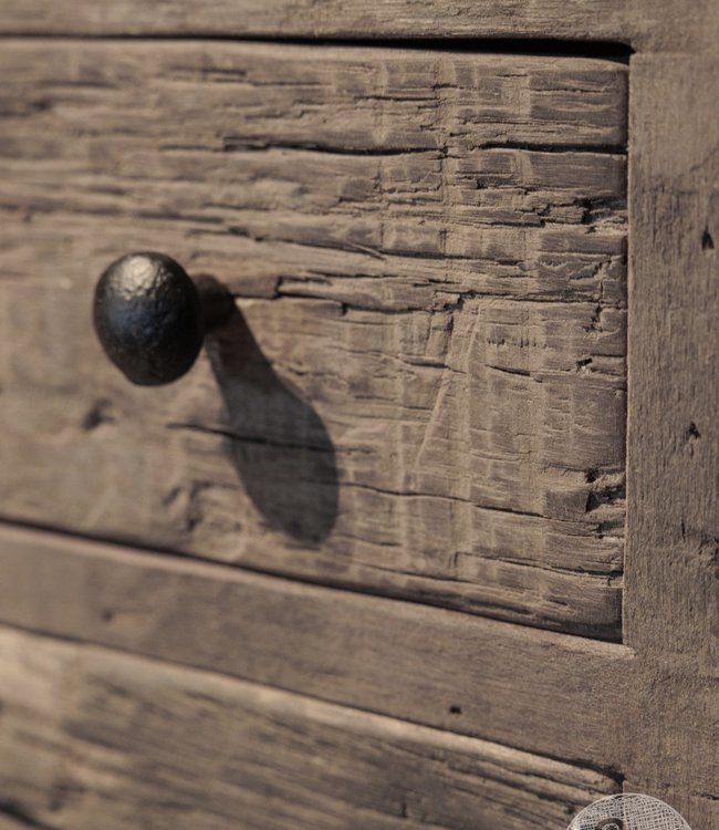 Be-Uniq 9 Ladenkastje - Oud Hout - H40 x B35 x D15